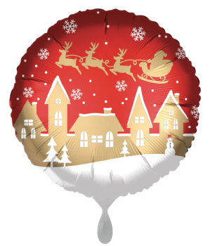 Folienballon - Santa Village - ø 43cm